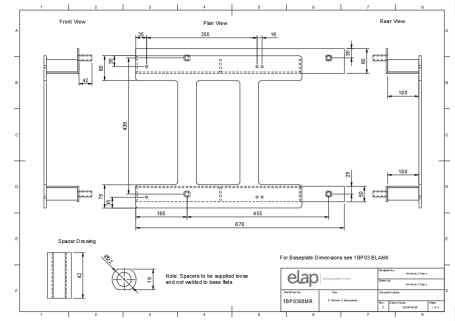 Baseplate Build To Drawing